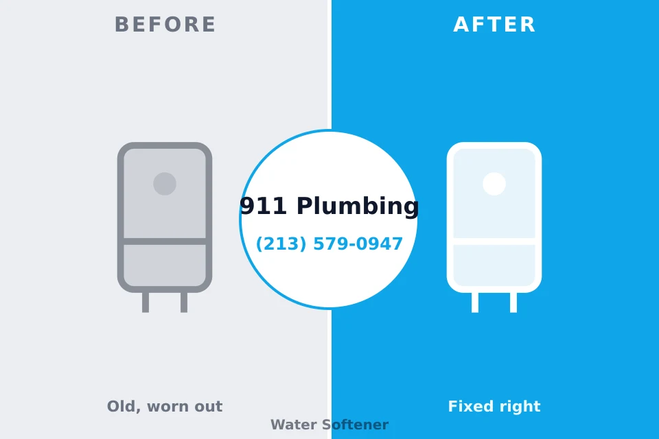 Before and after: plumbing repair Goodman, MS